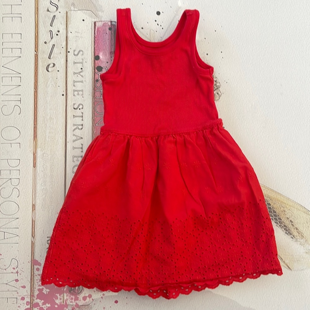 Gap kids Red Tank dress size XS (4-5)